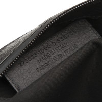 Balenciaga Clutch aus Leder in Schwarz