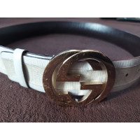 Gucci Riem Leer in Beige