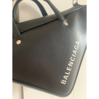 Balenciaga Triangle Bag Leer in Zwart