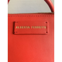 Alberta Ferretti Shopper en Turquoise
