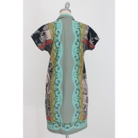 Etro Kleid aus Baumwolle in Türkis