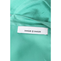 Samsøe & Samsøe Skirt Silk in Turquoise