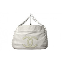 Chanel Shopping Bag Leather in White
