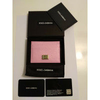 Dolce & Gabbana Borsette/Portafoglio in Pelle in Rosa