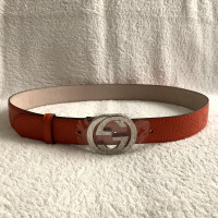 Gucci Riem Leer in Oranje