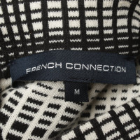 French Connection Pullover in Schwarz/Weiß