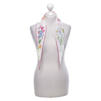 Gucci Zijden sjaal met een bloemmotief