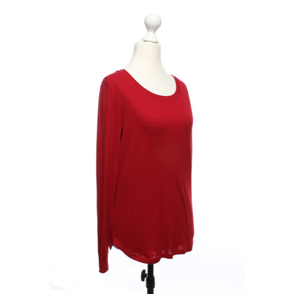 Massimo Dutti Top Jersey in Red