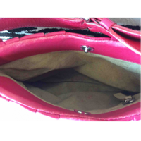 Alessandro Dell'acqua Handbag Leather in Fuchsia