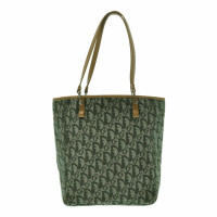 Christian Dior Tote bag Canvas in Groen
