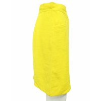 Gianni Versace Skirt Wool in Yellow