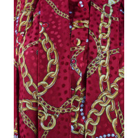 Balenciaga Oberteil aus Seide in Rot