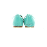 Bloch Slippers/Ballerinas Patent leather in Turquoise