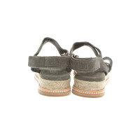 Shabbies Amsterdam Sandalen aus Wildleder