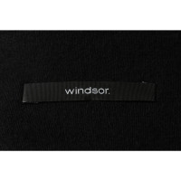 Windsor Jupe en Laine en Noir