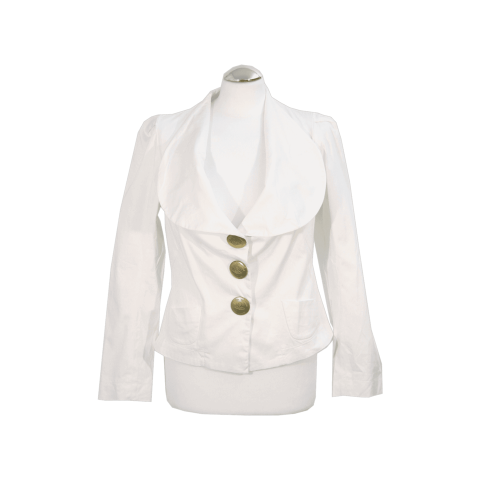 Vivienne Westwood Giacca/Cappotto in Cotone in Bianco