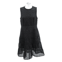 L.K. Bennett Dress Cotton in Black