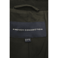 French Connection Jacke/Mantel aus Wolle in Schwarz