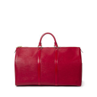Louis Vuitton Keepall 50 in Rood