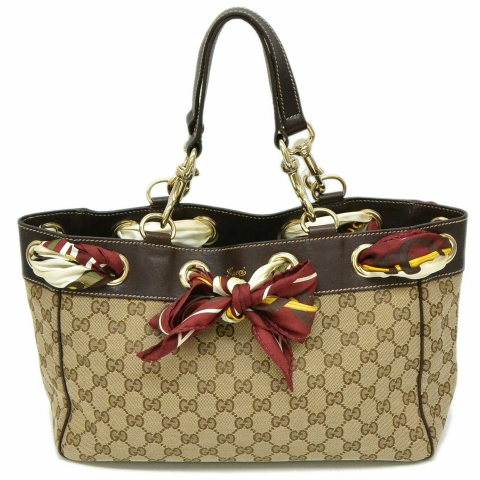 Gucci Tote bag in Tela in Beige