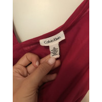 Calvin Klein Kleid aus Baumwolle in Fuchsia