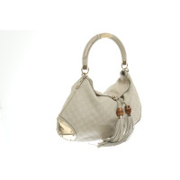 Gucci Indy Bag aus Leder in Beige