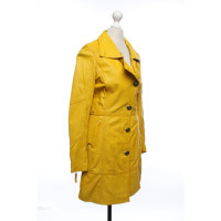 Oakwood Giacca/Cappotto in Pelle in Giallo