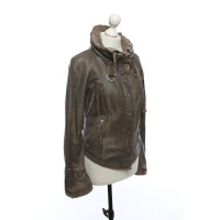 Marithé Et Francois Girbaud Jacket/Coat Leather in Brown