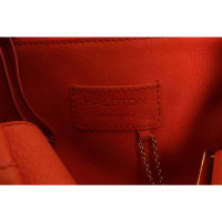 Halston Sac à main en Cuir en Rouge