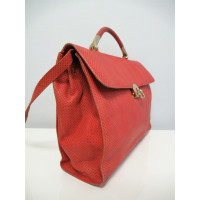 Charles Jourdan Shoulder bag Leather in Red