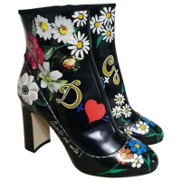 Dolce & Gabbana Ankle boots Patent leather in Black
