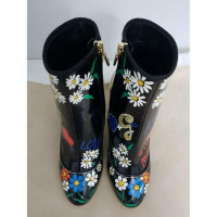 Dolce & Gabbana Ankle boots Patent leather in Black