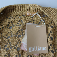 John Galliano Knitwear Viscose in Gold
