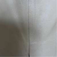 Moschino Cheap And Chic Skirt Leather in Beige