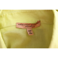 Ermanno Scervino Top en Coton en Jaune