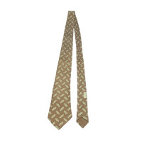 Hermès Krawatte in Seta in Verde oliva