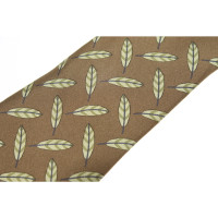 Hermès Krawatte in Seta in Verde oliva