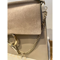 Chloé Faye Bag Leather in Grey
