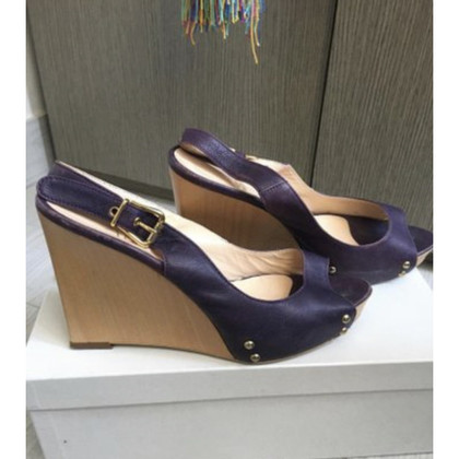 Chiarini Bologna Sandalen aus Leder in Violett