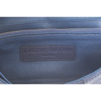 Liebeskind Berlin Clutch en Cuir en Bleu