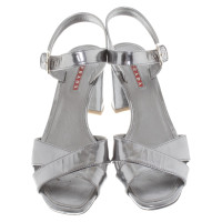 Prada Silver colored sandals