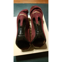 Burberry Ankle boots Suede in Bordeaux