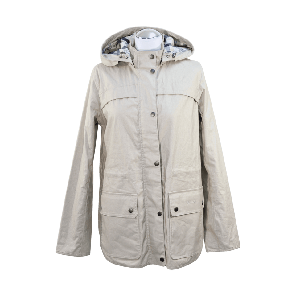 Barbour Giacca/Cappotto in Lino in Crema