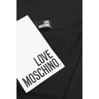 Love Moschino Kleid aus Baumwolle in Schwarz