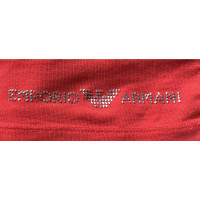 Emporio Armani Dress Cotton in Red