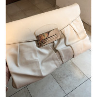 Giuseppe Zanotti Clutch Bag Leather in White