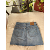 Levi's Jupe en Coton en Bleu