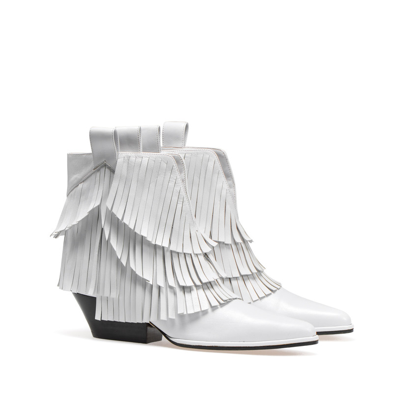 sergio rossi white boots