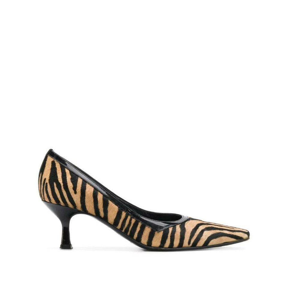 Gianni Versace Pumps/Peeptoes Leer