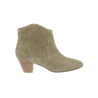 Isabel Marant Stiefeletten aus Wildleder in Khaki